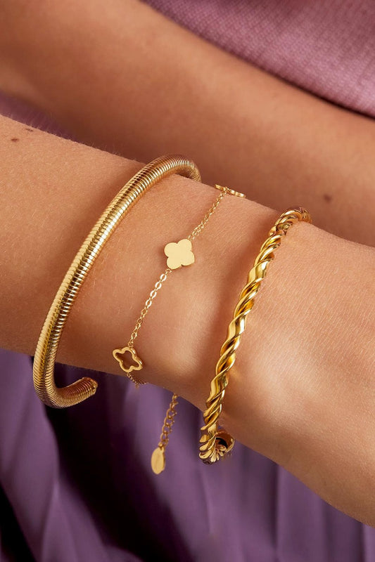Vera armband goud