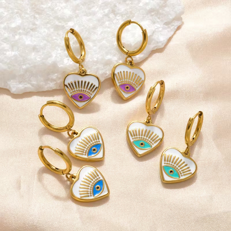 Nora 💚💙💜  oorbellen