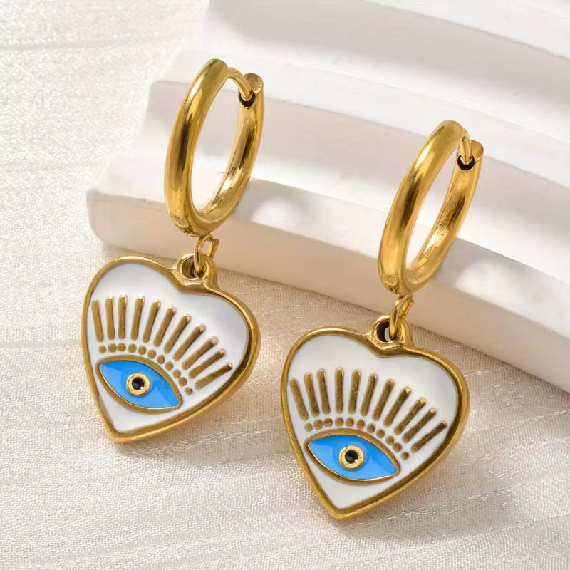 Nora 💚💙💜  oorbellen