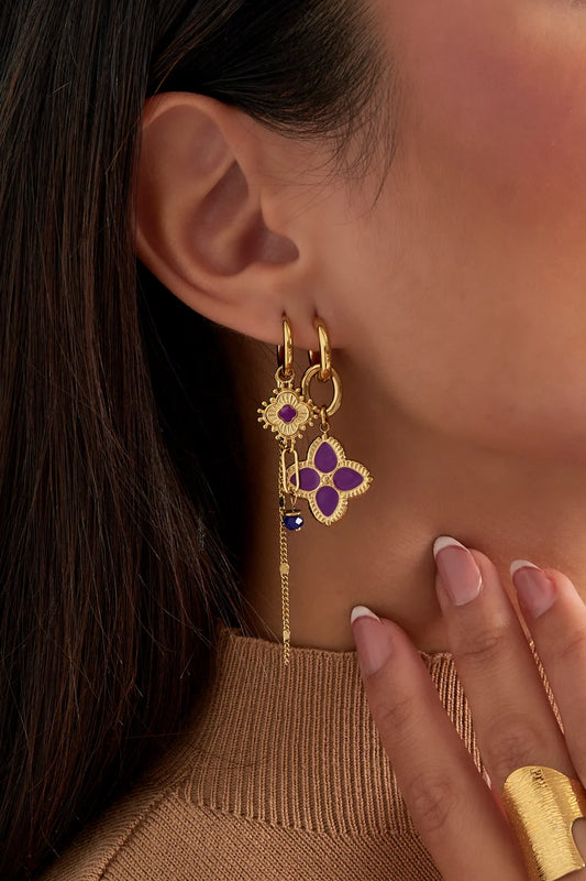 Flore 💜 oorbellen